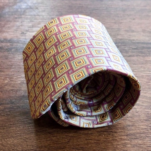 Drakes for Paul Stuart Hand Made Silk Tie - Picture 1 of 7